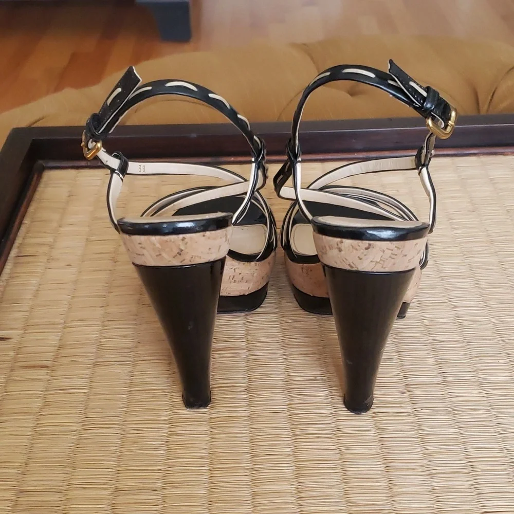 Prada patent/cork sandals - Picture 3 of 5